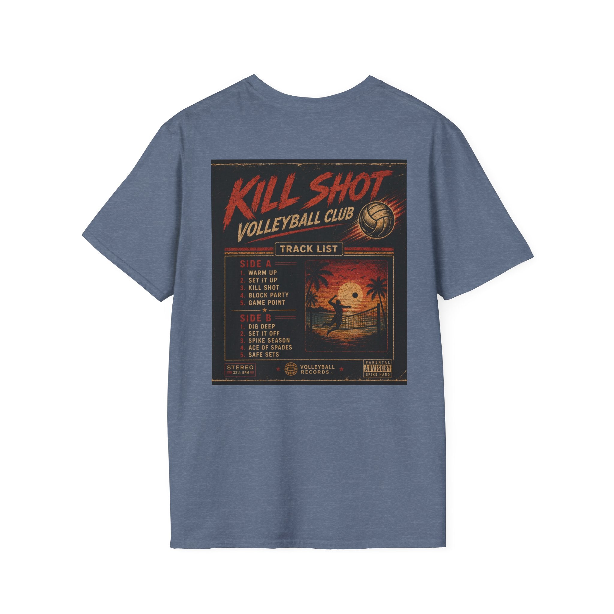 Kill Shot Volleyball Club T-Shirt | Volleyball Logo Tee
