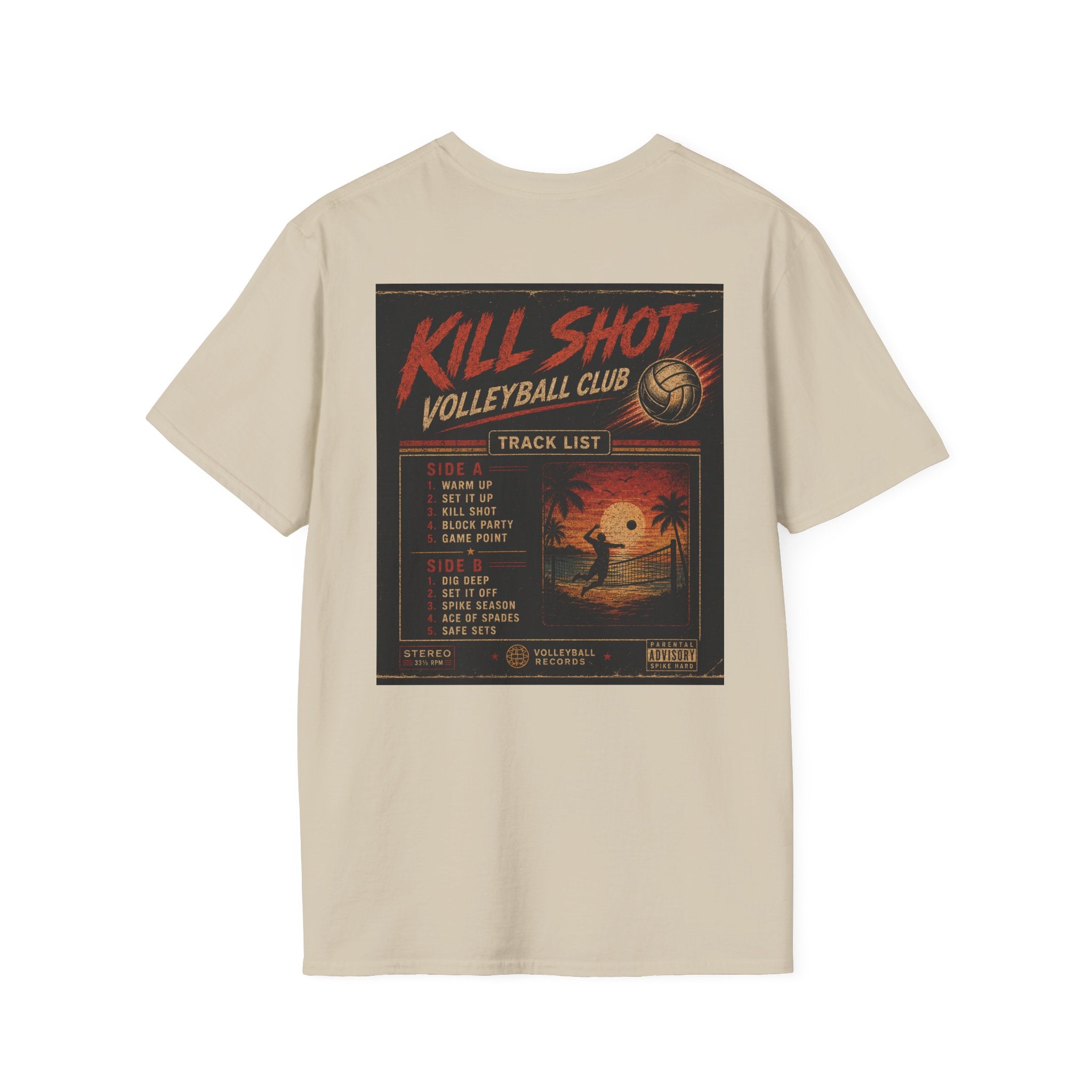 Kill Shot Volleyball Club T-Shirt | Volleyball Logo Tee