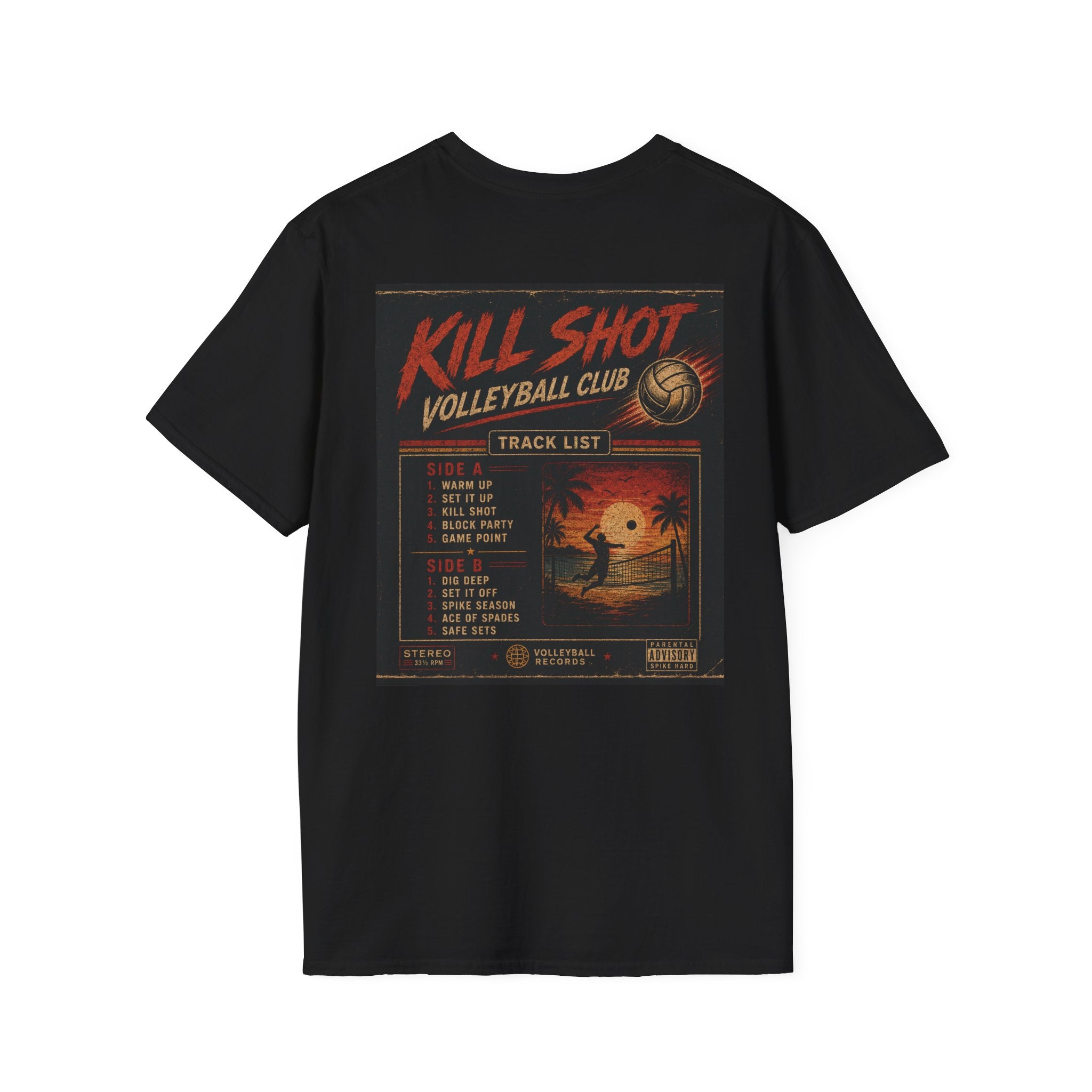 Kill Shot Volleyball Club T-Shirt | Volleyball Logo Tee