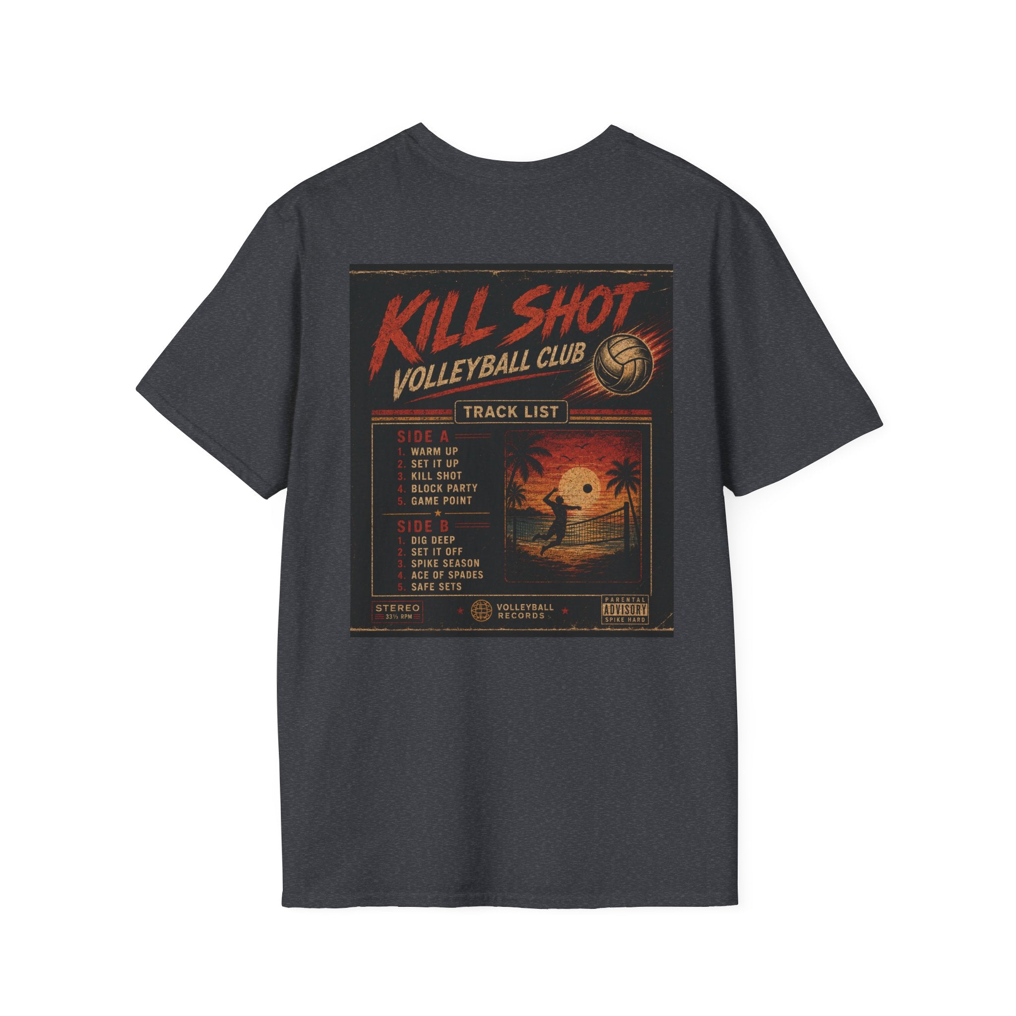 Kill Shot Volleyball Club T-Shirt | Volleyball Logo Tee